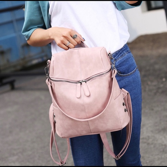 🇺🇸SALE🇺🇸 WILLOW Vegan Leather Blush Backpack! - Picture 3 of 6